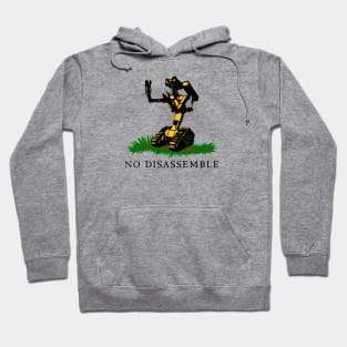 No Disassemble - distressed version Hoodie